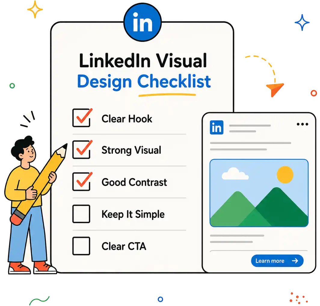 LinkedIn Visuals Checklist for Scroll-Stopping Content