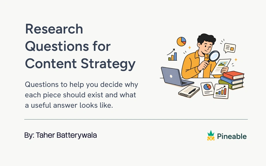 The 8 Research Questions I Answer Before Any Content Plan