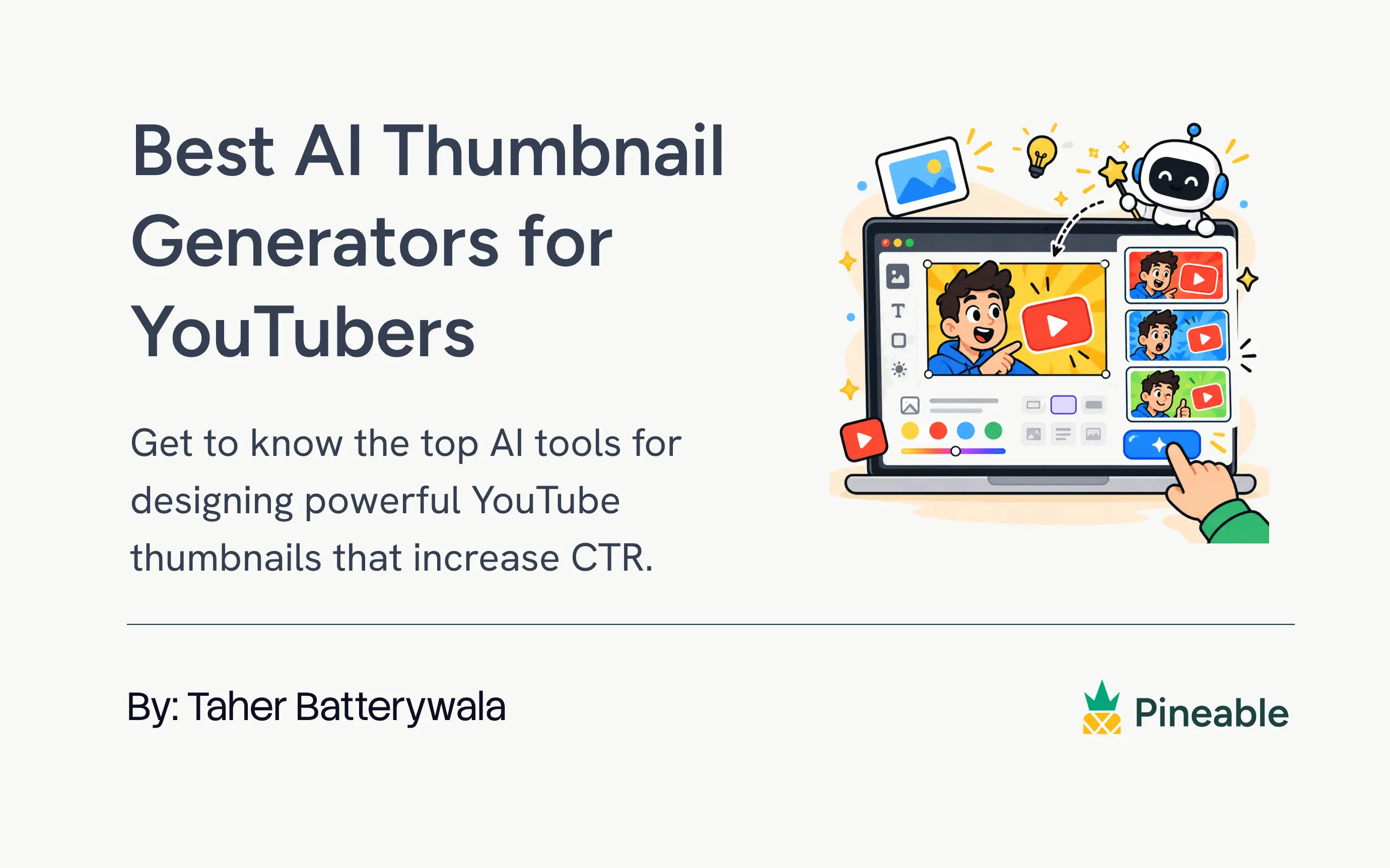 14 Best AI Tools for Generating YouTube Thumbnails
