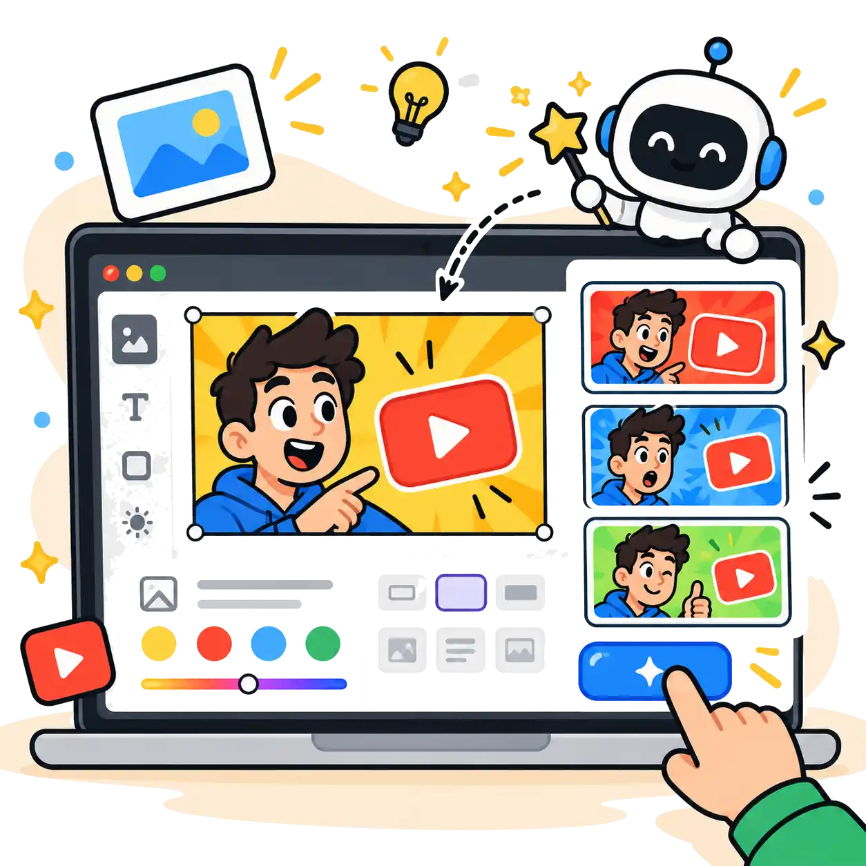 14 Best AI Tools for Generating YouTube Thumbnails